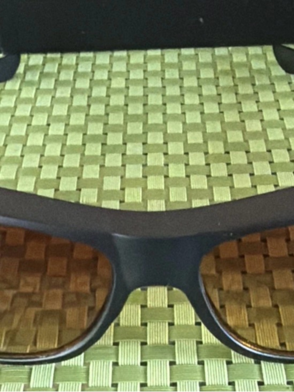 Classic Black Frame Sunglasses with Brown Lenses